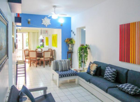 Apartamento a 70 metros da Praia de Pitangueiras SP